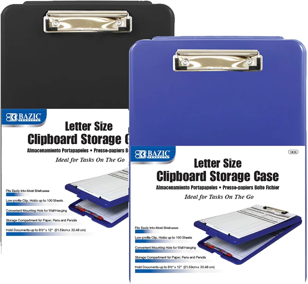 Bazic Clipboard Storage Case L/S #1810 - (12/ctn)