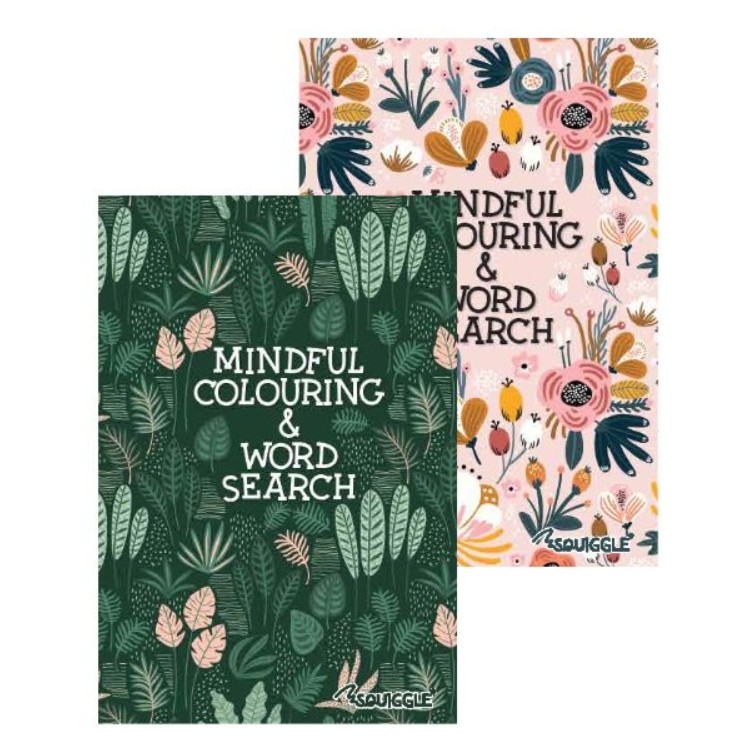 Mindful A5 Colouring & Wordsearch 2 Titles #P2871