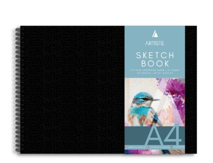 Artiste A4 Landscape Sketchbook H/Cover #P2847