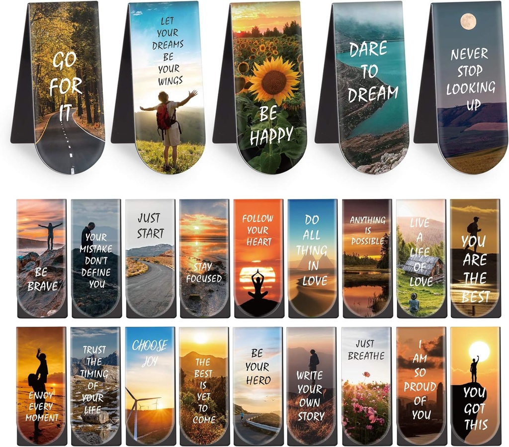 Magnetic Bookmarks (Inspirational) #X001I06PR1 (Singular) - (46pc/bx)
