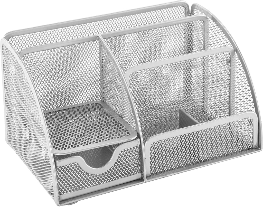 Osco Desk Organizer #MD01 SILVER Wiremesh