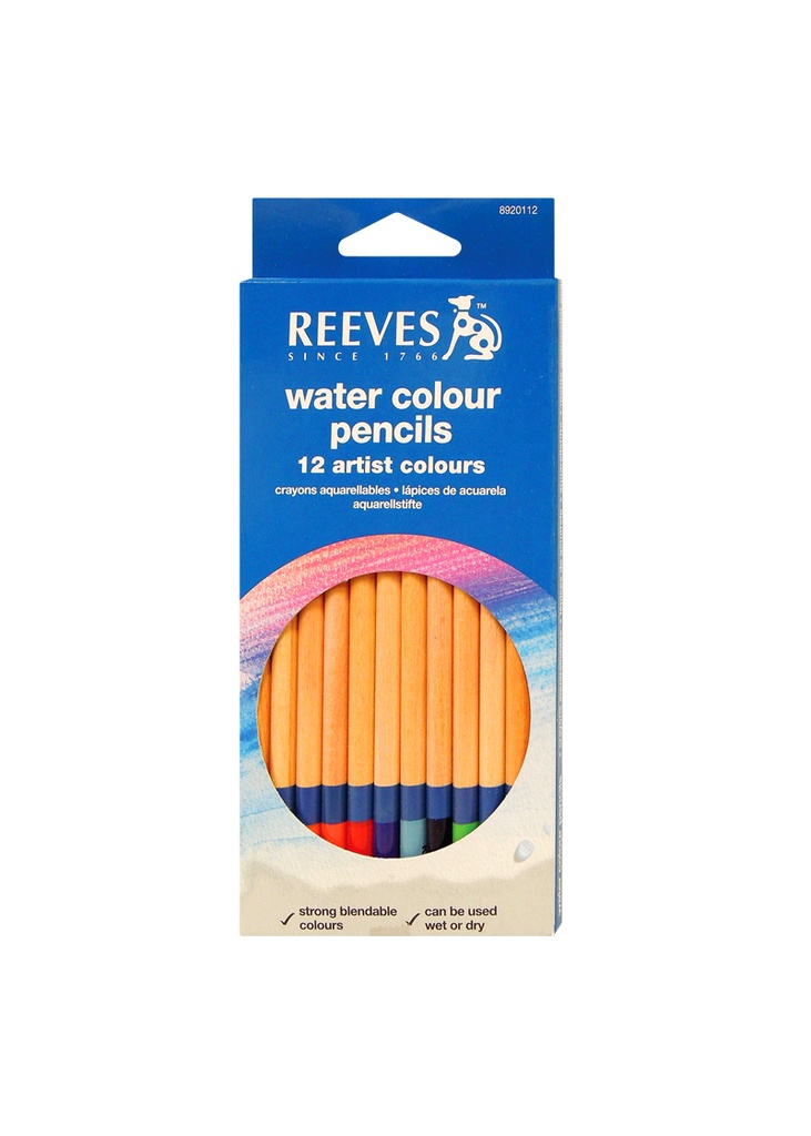 REEVES Water Colour Pencils 12s - Sale