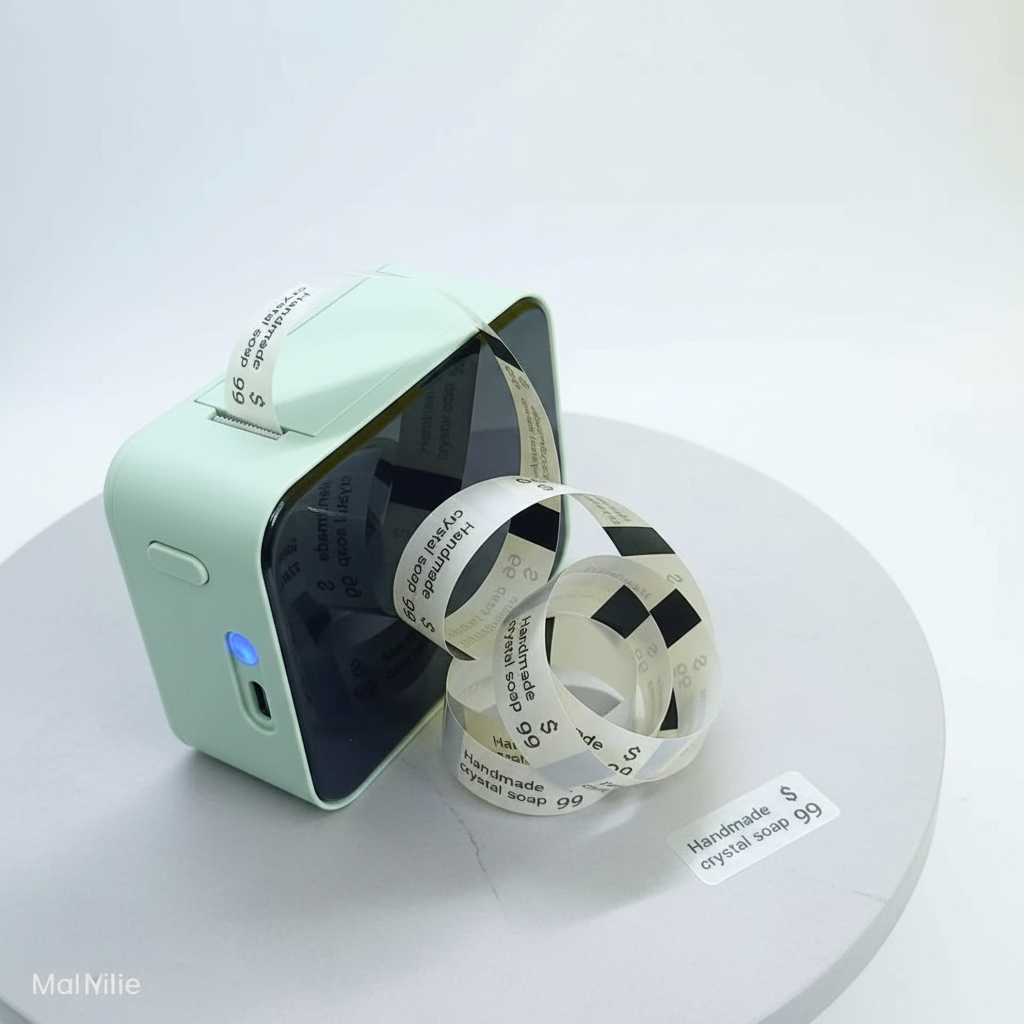 Label Mini Pocket Thermal Printer (iOS/Android) Asst 3 Cols 