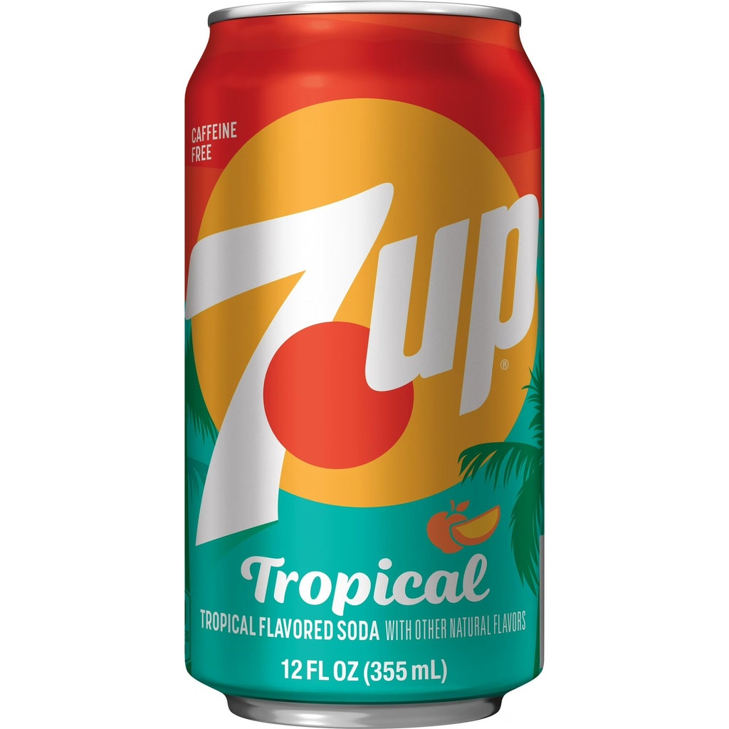 7UP TROPICAL 12oz Can - Each - (24/ctn)