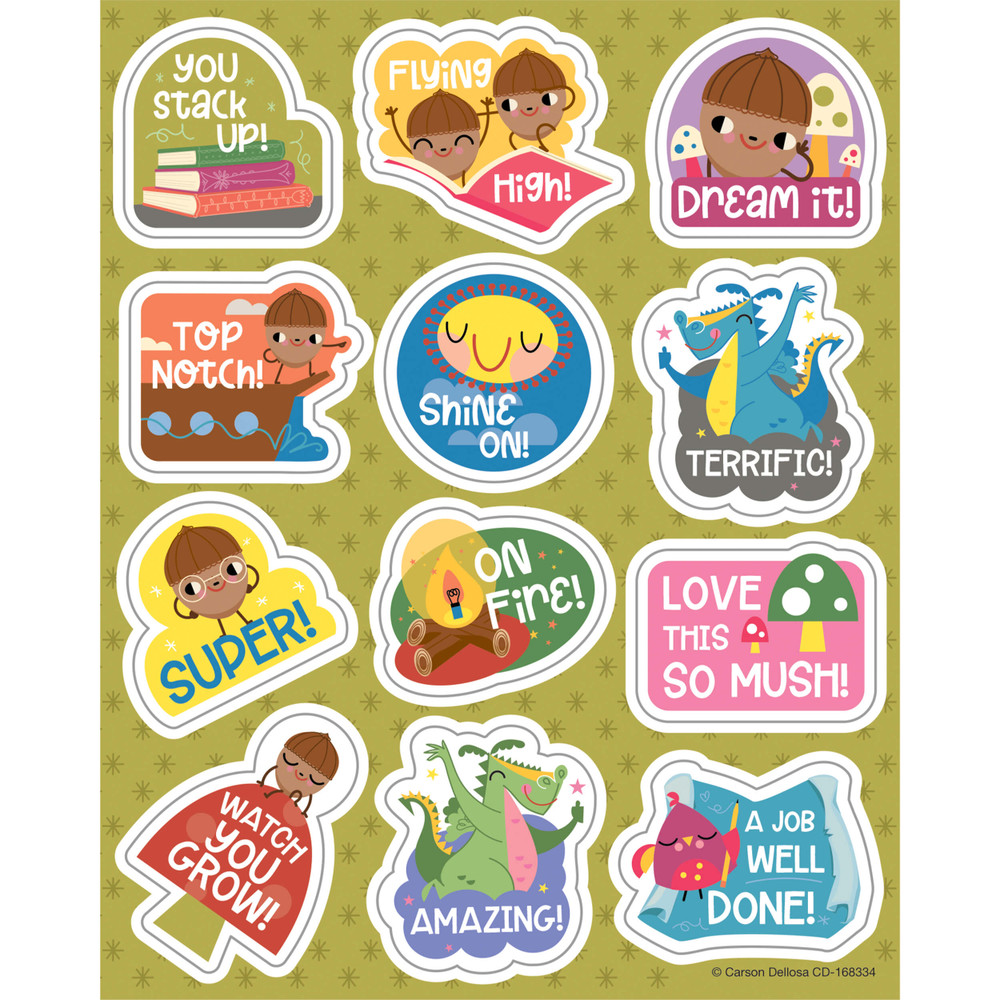 Motivational Stickers: FAIRY TALE FOREST