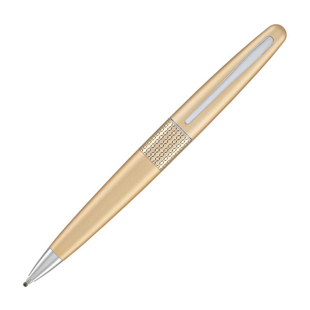 Pilot Metropolitan #91303 Gold Barrel Zig Zag BP Black Ink Pen