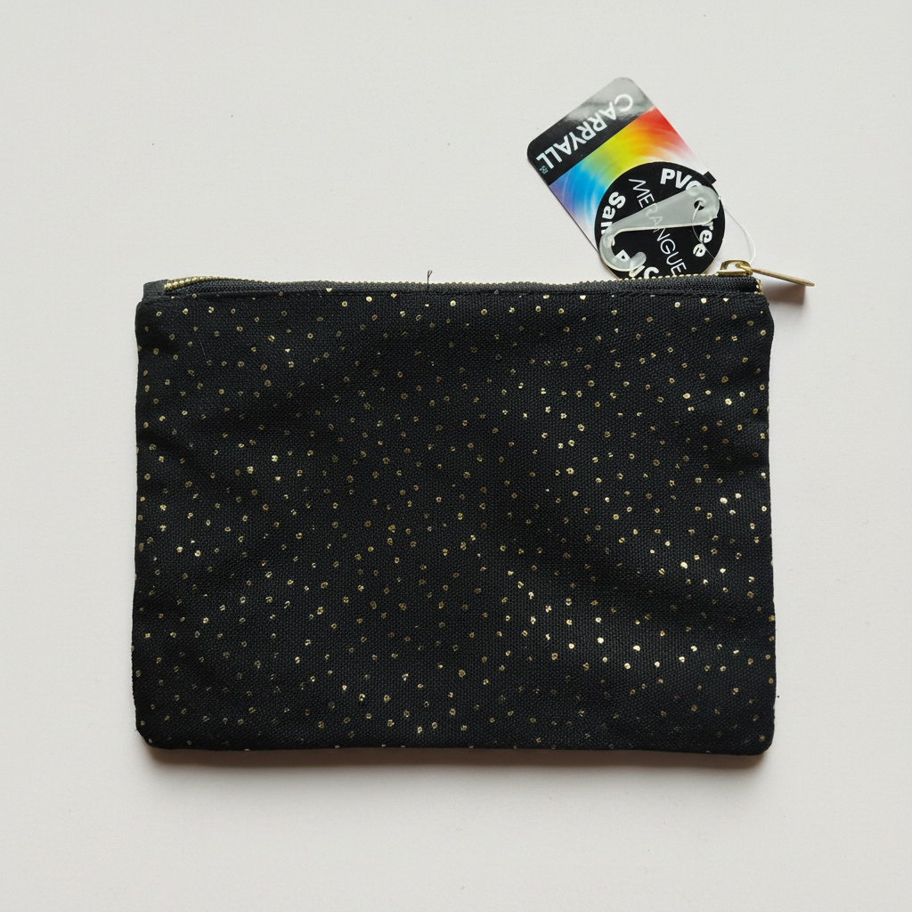 Canvas Zipper Pouch Large 5 Asst Designs #1015-9120