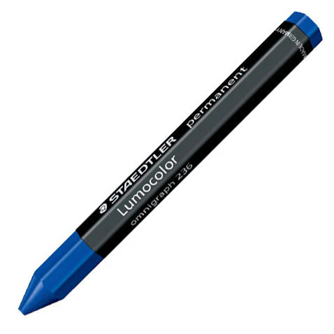 Staedtler Omnigraph BLUE 236-3 Marking Crayon (Single) - (12/bx)