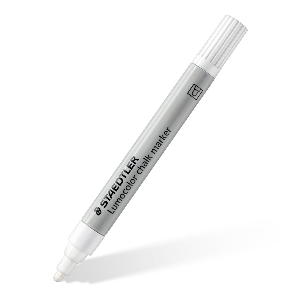 Staedtler Lumocolor Chalk WHITE Marker #344-0