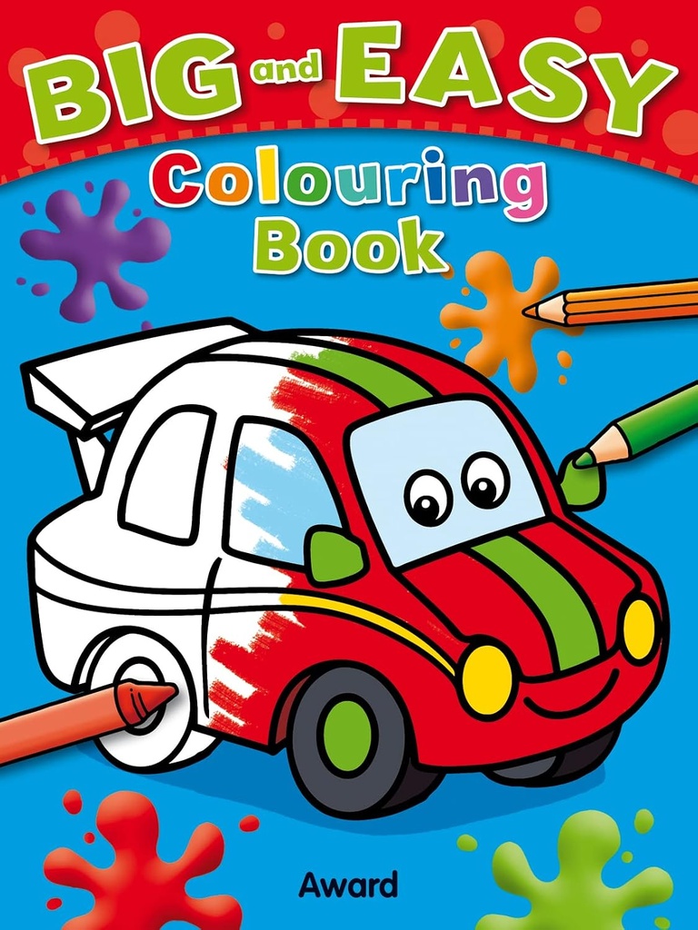 Big & Easy CAR Colouring Book
