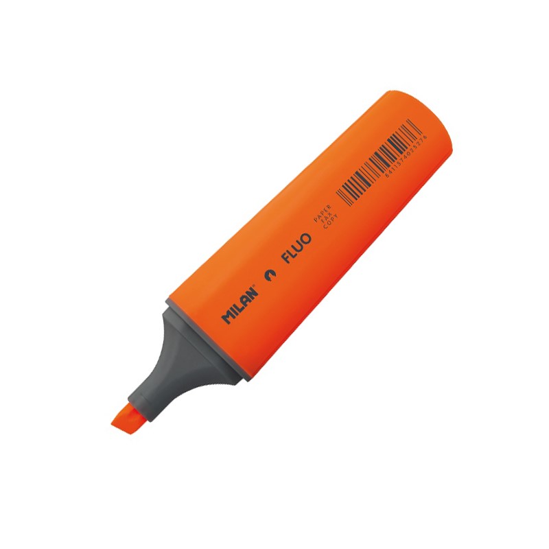 Milan Fluo ORANGE Chisel Highlighter #80038 (Each) - (12/bx)