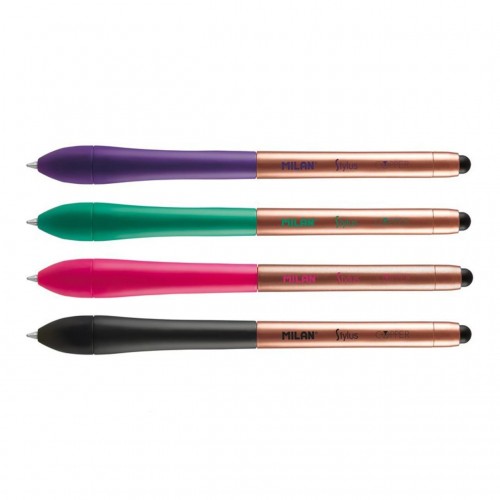 Milan COPPER Series Ballpen Stylus 1mm Blue Pen #176593924 (Each) - (24/bx)
