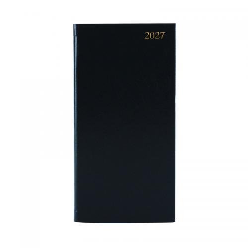 Diary SLIM #KF1BK27 Week To View Black 2027