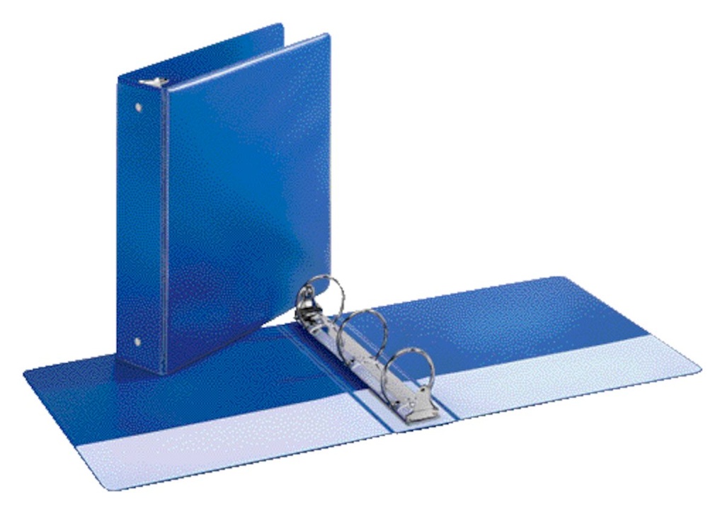 ECONOMY 3-Ring Binder 2" BLUE Letter Size #90332