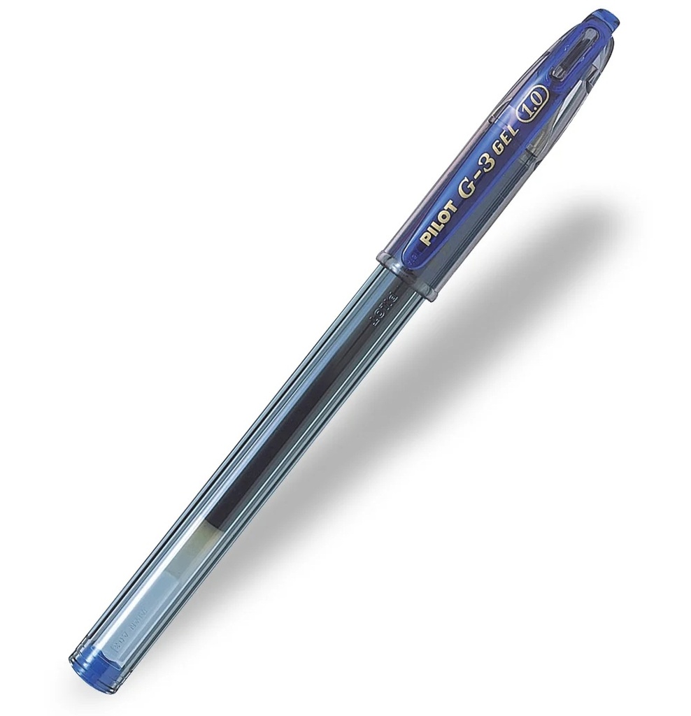 Pilot G3 Rollerball Gel BLUE MED 1.0mm Pen #BL-G3-10L (Each) - 12/bx