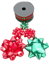 XMAS Bow & Ribbon 6pk #RBBW6A-1