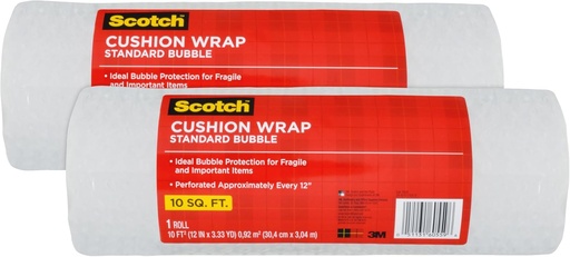 [3M7920] Scotch Bubble Wrap 12" x 10ft - (12/bx)