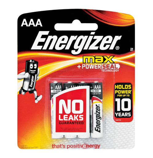 [AABATT3A] Batteries ENERGIZER AAA 4pk