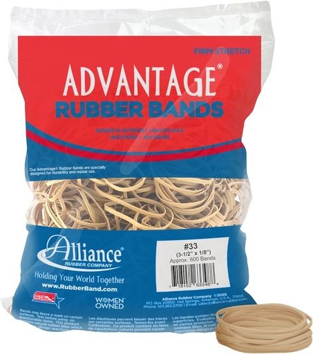 [ALRB33] Alliance Rubber Bands #33 Bag  