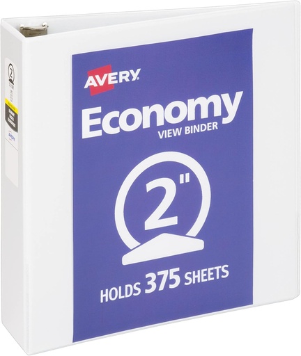 [ATPB02WH] Panorama View Binder 2" WHITE 