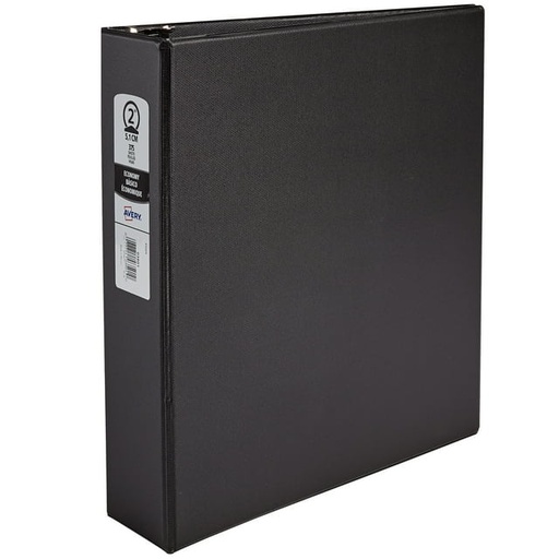 [ATRB02BK] 3 Ring Binder 2" BLACK