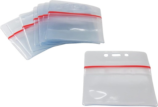 [BU47830] Badge Holder Sealable HORIZONTAL 50/pk