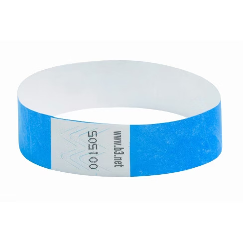 [BU85030] Wristbands 3/4 x 10" BLUE (Sold as 100/pk)