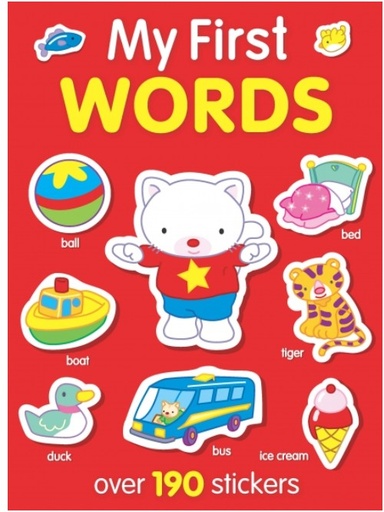 [BWFWS1] 0709726654 My First Words & Stickers