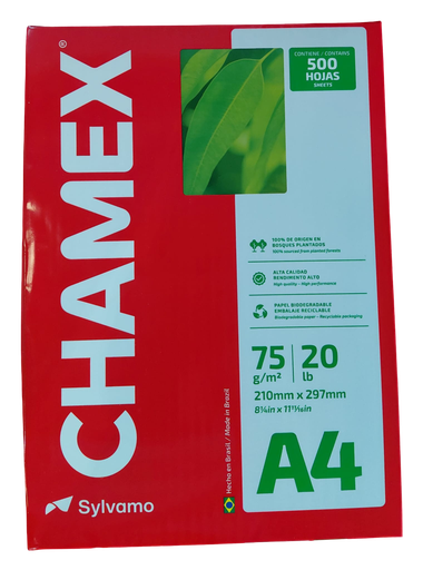 [BXCHAMA4] Chamex Copy Paper A4 75g - (10/ctn)