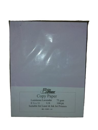 [BXCOPYLV] Boise Lavender L/S 75g Copy Paper 100pk
