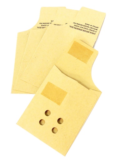 [BXWAGE] Easy Seal Wage Envelopes with Holes 120mm x 98mm 50pk