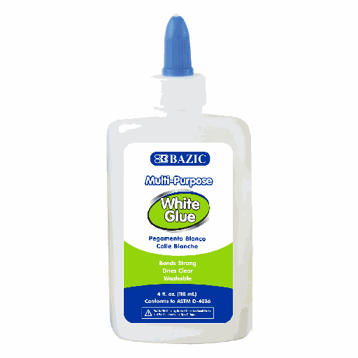 [BZ2014] Bazic White Glue 4 oz  - (48/ctn)