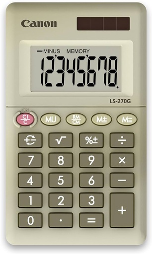 [CALS270G] CANON 8-digit Calculator Dual Power - Sale