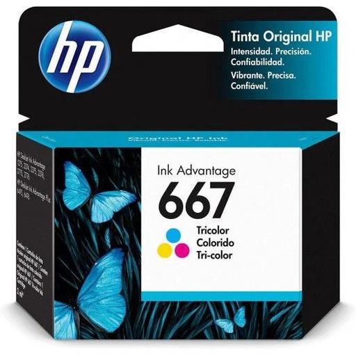 [CE3YM78A] HP #667 Tri COLOUR Ink Cartridge