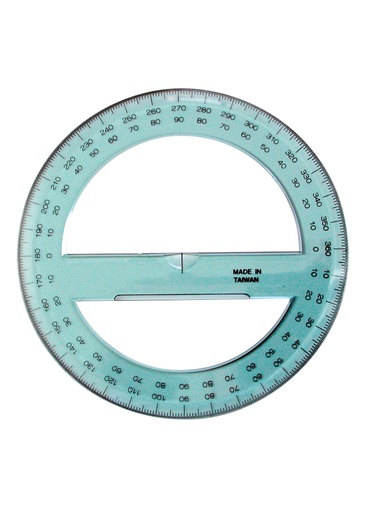 [CTPROT6] Protractor Full Circle 6"/15cm #42008 