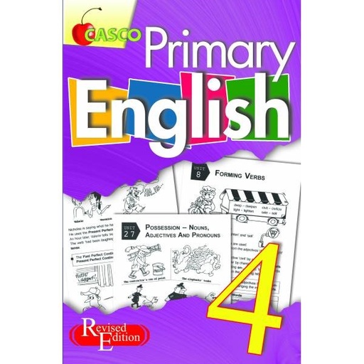 [CU078285] Casco Primary English Book 4 - Sale