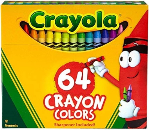 [CYCRAY64] Crayola Crayons #52-0064 64's  - (48/ctn)