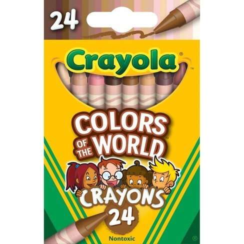 [CYCRST24] Crayola Crayons #52-0108 SKIN TONE (World Of Colour) 24's - (48/ctn) 