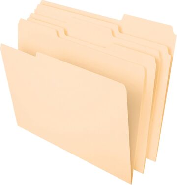 [ESFFFCMN] Island File Folders F/S Manilla - Sold Singular - (100/bx)