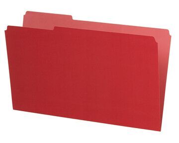 [ESFFFCRD] Pendaflex File Folders F/S RED #4350 - Sold Singular