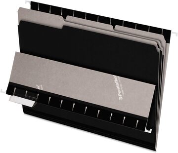 [ESFFLSBK] Pendaflex File Folders L/S BLACK #4210 - Sold Singular