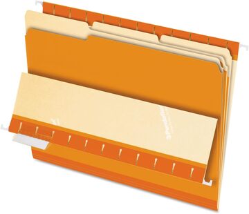 [ESFFLSOR] Pendaflex File Folders L/S ORANGE #4210 - Sold Singular