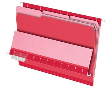 [ESFFLSRD] Pendaflex File Folders L/S RED #4210 - Sold Singular