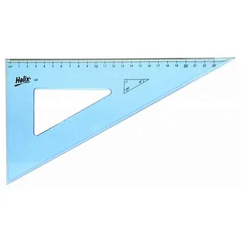 [HXSQ6026] Oxford Set Square 26cm-60degree #L81040