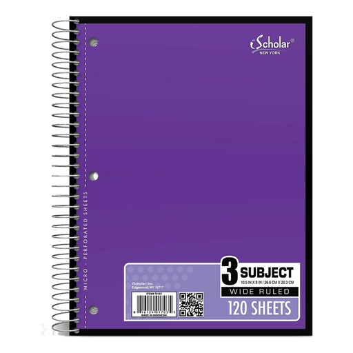 [IS3SNB] iScholar 3 Subject #78103/78104 NoteBooks - (24/ctn)