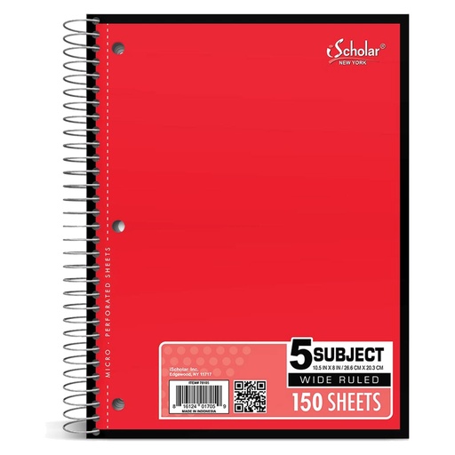 [IS5SNB] iScholar 5 Subject #78107/78108 Notebooks 