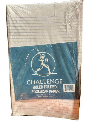 [JDRULEDB] Challenge Ruled Foolscap Double 240/pk