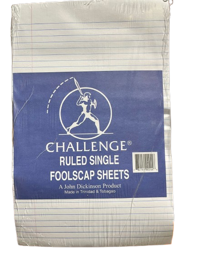 [JDRULESG] Challenge Ruled F/S Paper Single 480/pk - (14/bx)