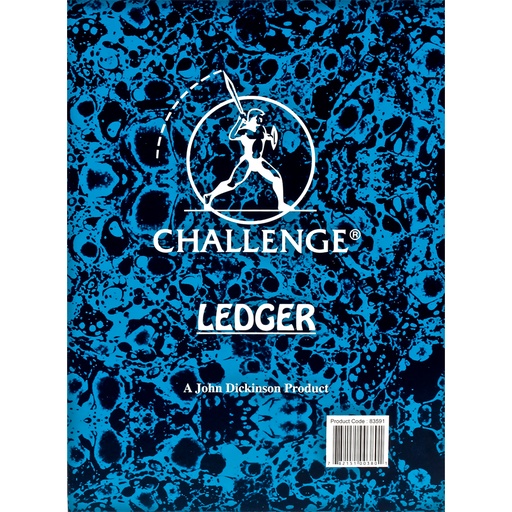 [JDSOCOLE] Challenge Softcover LEDGER Books  - (192/ctn)