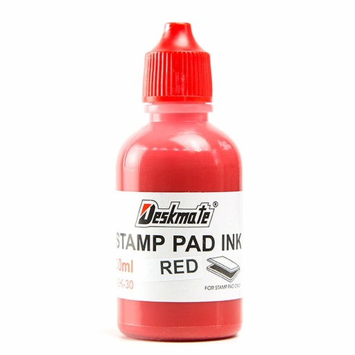 [KKINK5RD] Stamp Pad INK SK30RED RED 30cc Squeeze